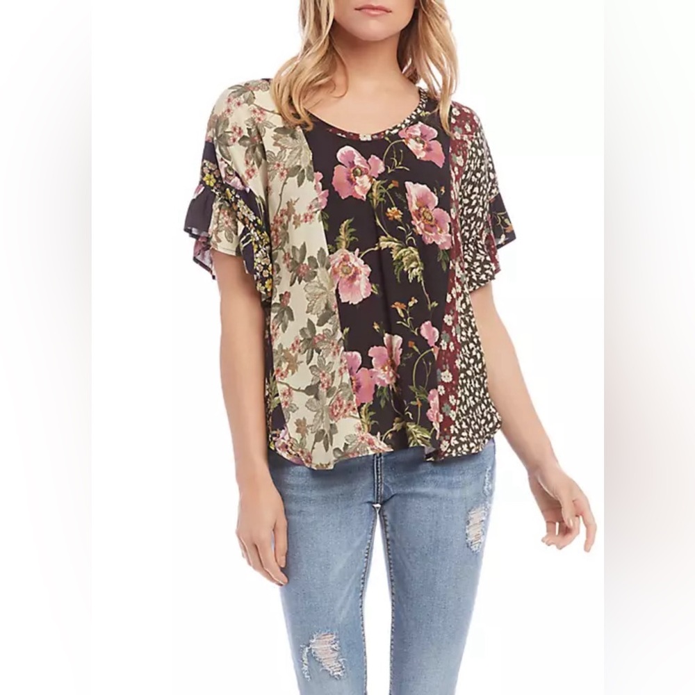 ❤️❤️ Karen Kane
Ruffle Sleeve Top❤️❤️size s